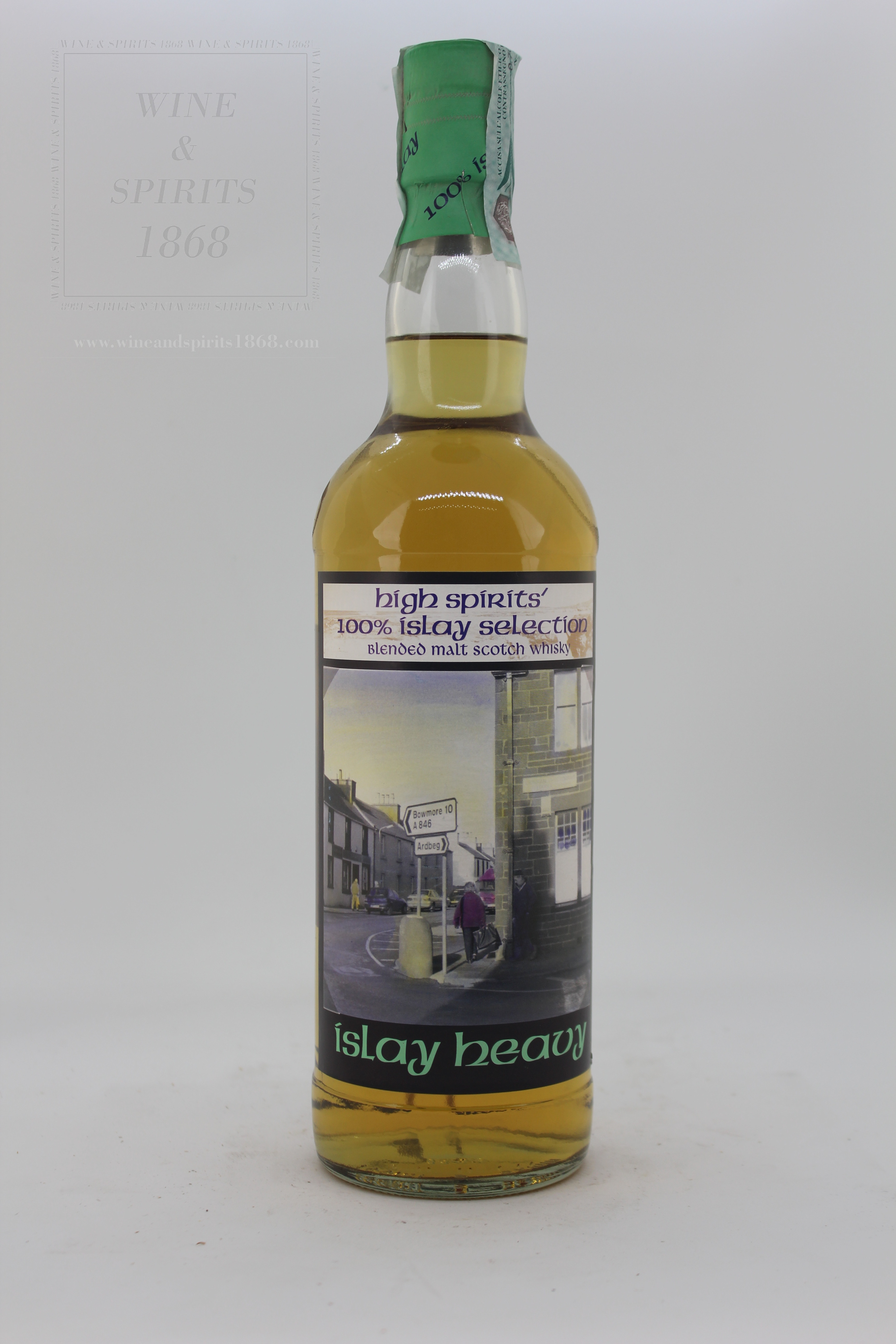 Wine And Spirits 1868 Whisky Islay Heavy Bowmore Laphroaig 18 Years