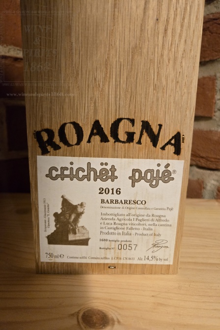 Barbaresco Roagna Crichet Pajè 2016